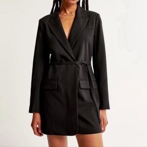 Abercrombie & Fitch Black Blazer Dress -Size M